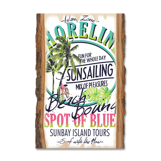 Greeting Card: Live Edge - Shoreline Beach Bound
