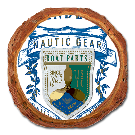 Coaster: Live Edge - Ship Chandlery Gear (Pack of 5)