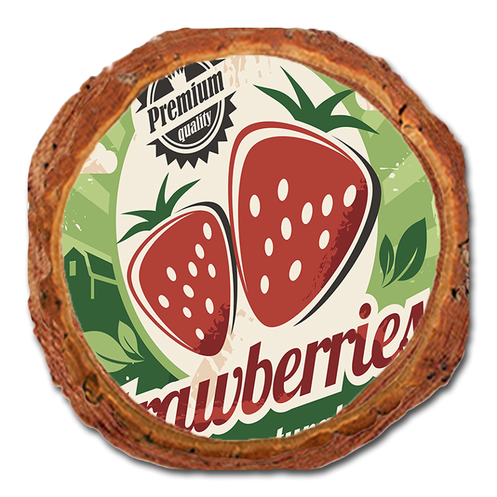 Coaster: Live Edge - Natural Strawberries (Pack of 5)