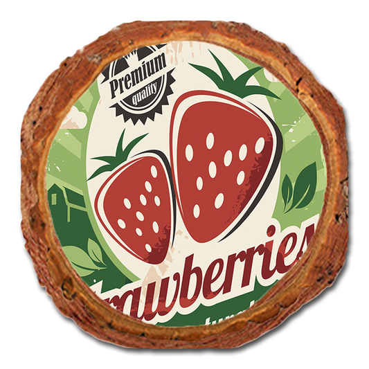 Coaster: Live Edge - Natural Strawberries (Pack of 5)