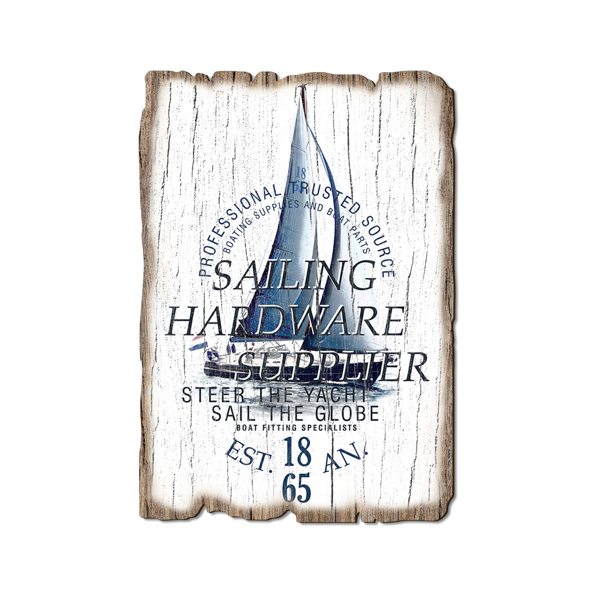 Greeting Card: Weathered Edge - Sailing Hardware Supplier