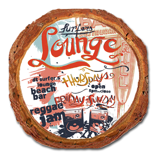 Coaster: Live Edge - Surfer's Lounge Bar (Pack of 5)