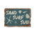 Sand Surf Sun - Rustic Edge Postcards & Magnets Rustic Edge Postcard (5pk // $2.80ea)