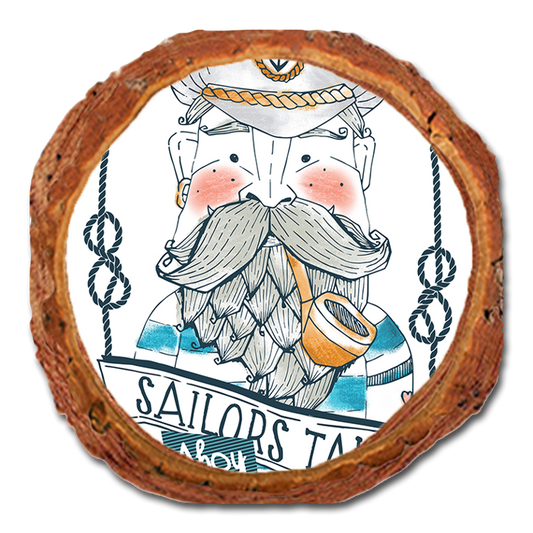Coaster: Live Edge - Sailors Tales Ahoy (Pack of 5)