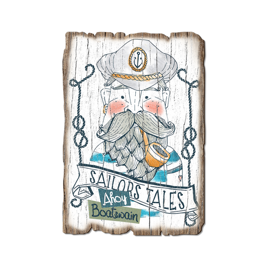 Greeting Card: Weathered Edge - Sailors Tales Ahoy