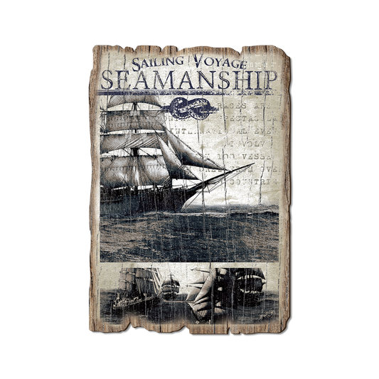 Greeting Card: Weathered Edge - Sailing Voyage Seamanship