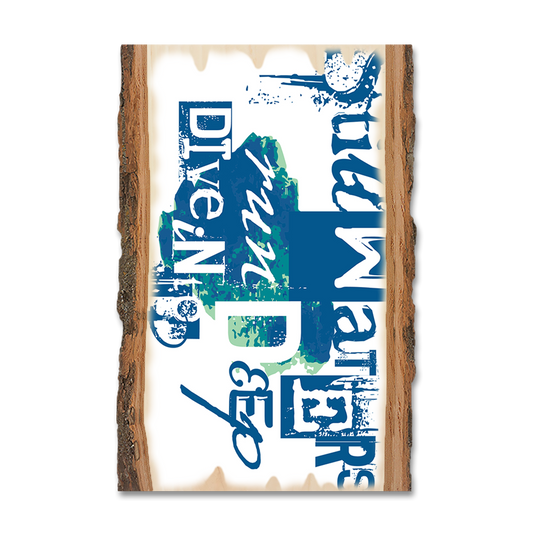Greeting Card: Live Edge - Still Waters Deep