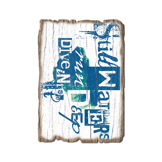 Greeting Card: Weathered Edge - Still Waters Deep (Pack of 5)