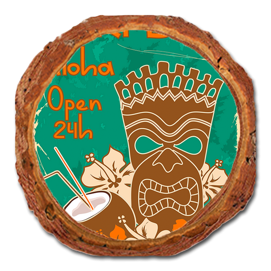 Coaster: Live Edge - Tiki Bar (Pack of 5)