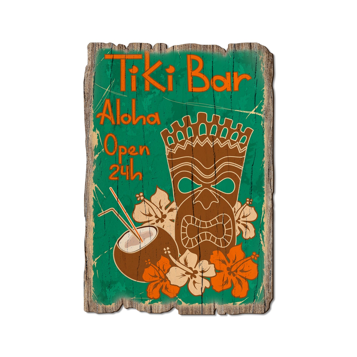 Tiki Bar - Rustic Edge Postcards & Magnets Rustic Edge Postcard (5pk // $2.80ea)