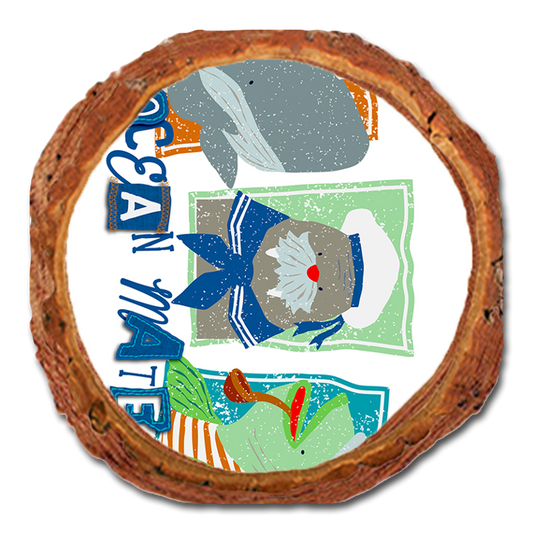 Coaster: Live Edge - Three Ocean Mates (Pack of 5)