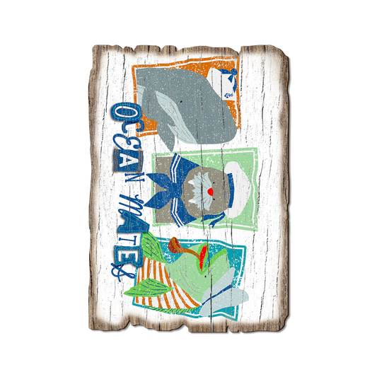 Greeting Card: Weathered Edge - Three Ocean Mates (Pack of 5)