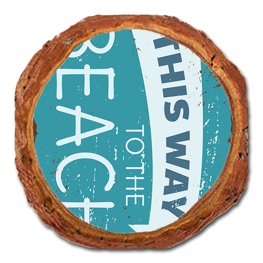 Coaster: Live Edge - This Way To The Beach (Pack of 5)