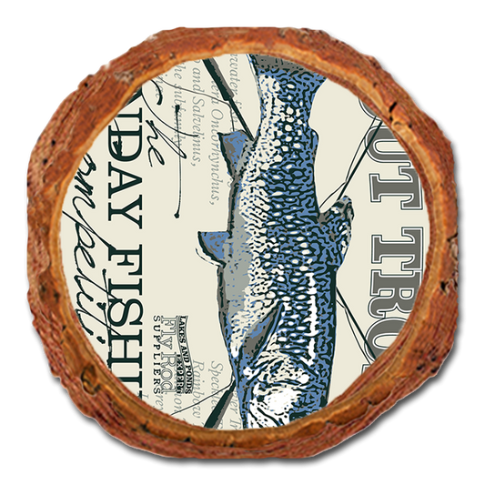 Coaster: Live Edge - Trout Trophy Sunday (Pack of 5)