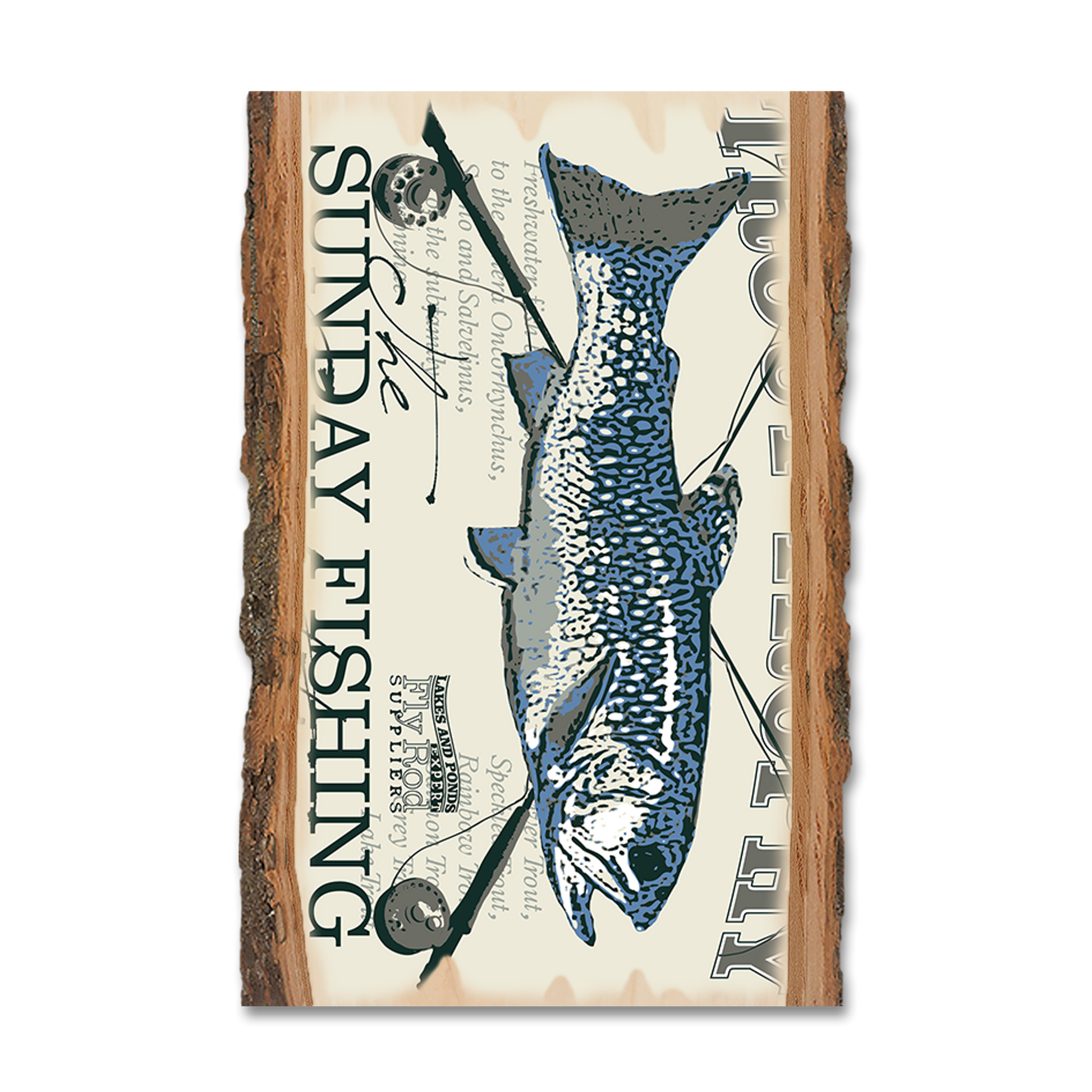 Greeting Card: Live Edge - Trout Trophy Sunday