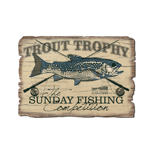 Trout Trophy Sunday - Rustic Edge Postcards & Magnets Rustic Edge Postcard (5pk // $2.80ea)