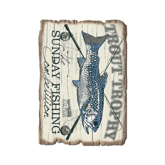Greeting Card: Weathered Edge - Trout Trophy Sunday (Pack of 5)