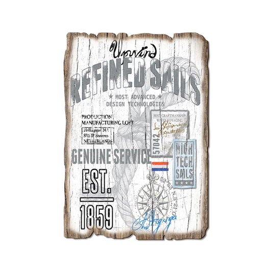 Greeting Card: Weathered Edge - Upwind Refined Sails