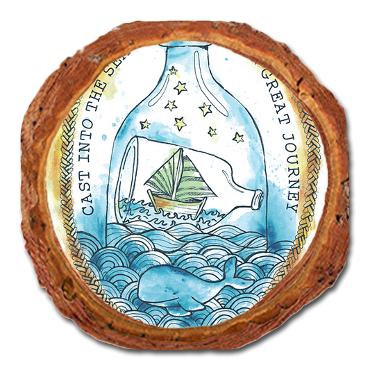 Coaster: Live Edge - Ventures High Waves (Pack of 5)