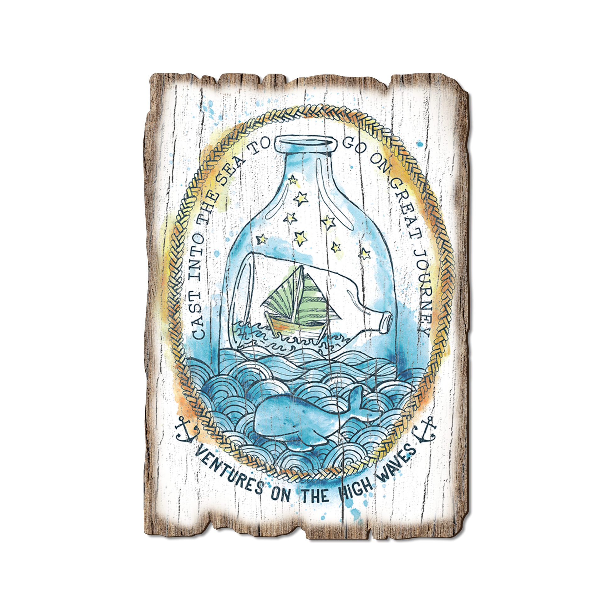 Greeting Card: Weathered Edge - Ventures High Waves (Pack of 5)