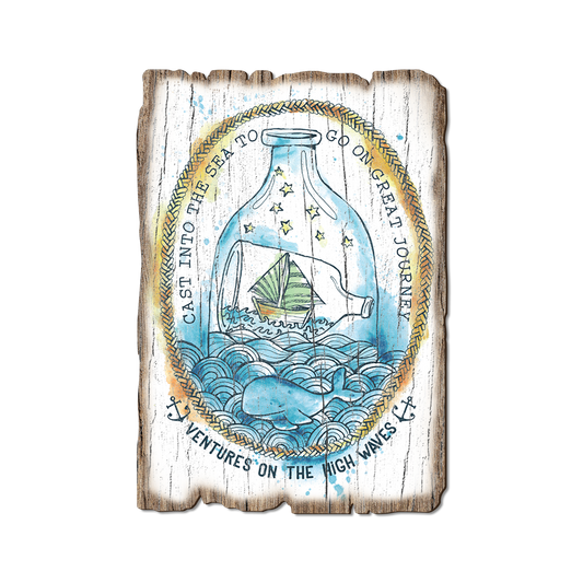 Greeting Card: Weathered Edge - Ventures High Waves (Pack of 5)
