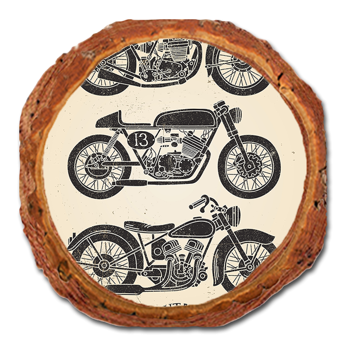 Coaster: Live Edge - Vintage Motorcycle (Pack of 5)