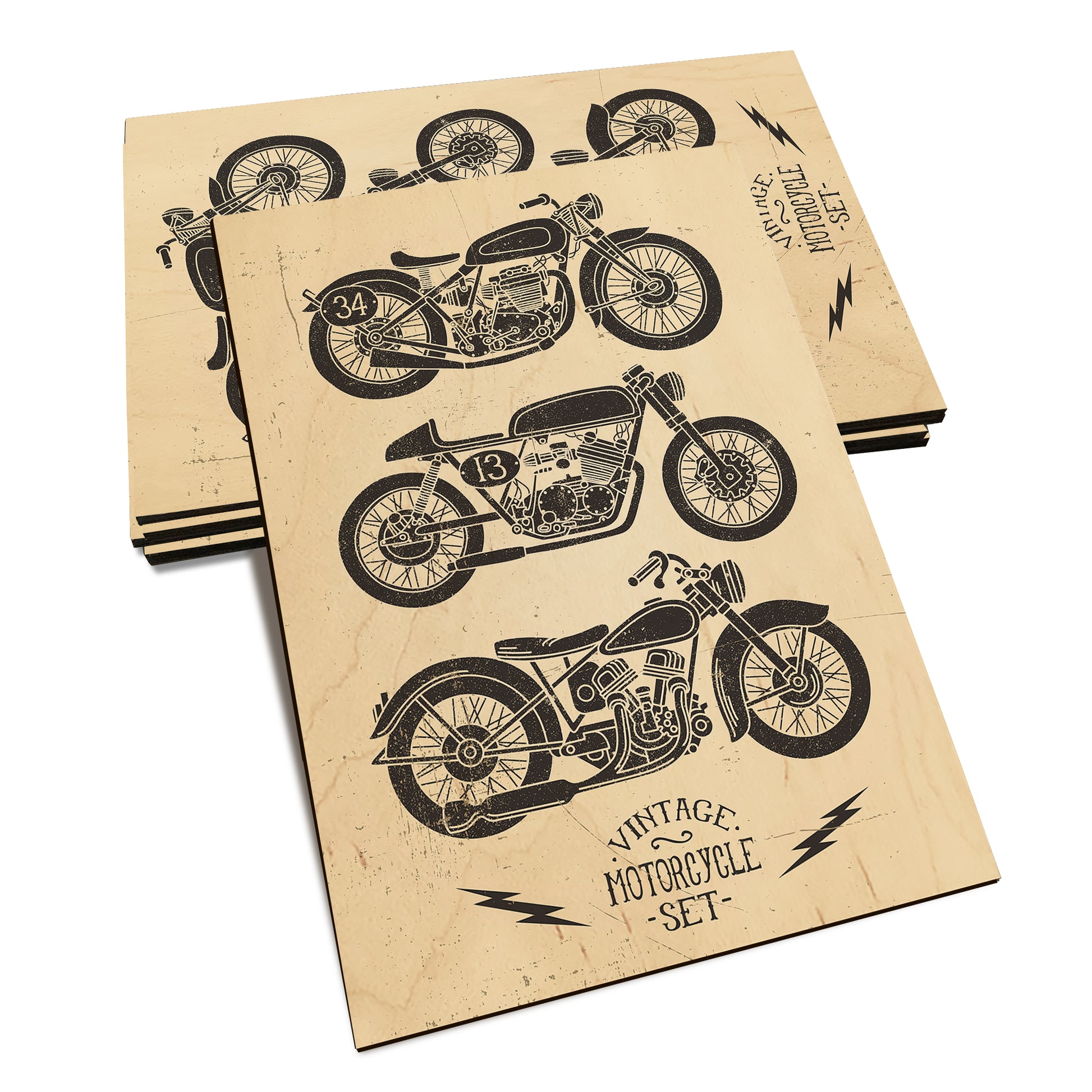 Vintage Motorcycle - Classic Edge Classic Edge Postcard (5pk // $2.80ea)
