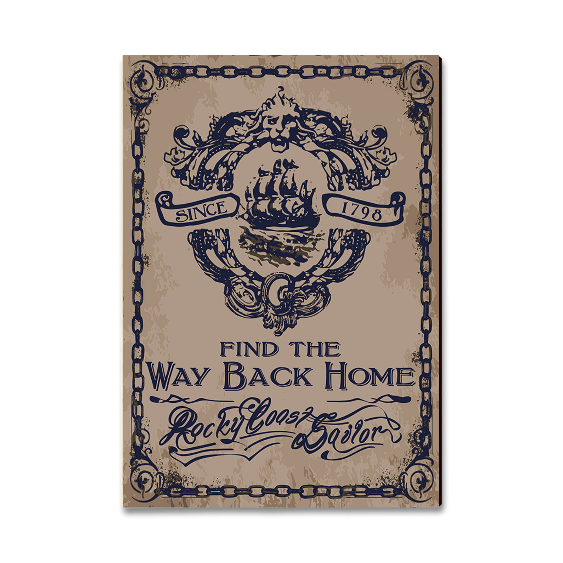 Greeting Card: Classic Edge - Way Back Home (Pack of 5)