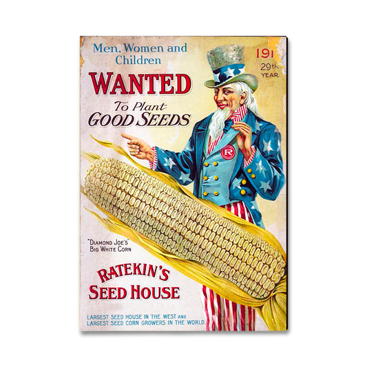 Greeting Card: Classic Edge - Wanted Corn