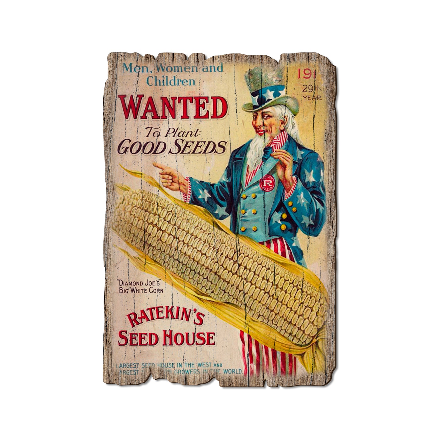 Wanted Corn - Rustic Edge Postcards & Magnets Rustic Edge Postcard (5pk // $2.80ea)