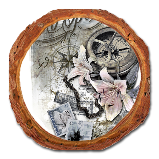 Coaster: Live Edge - Wild Open Sea