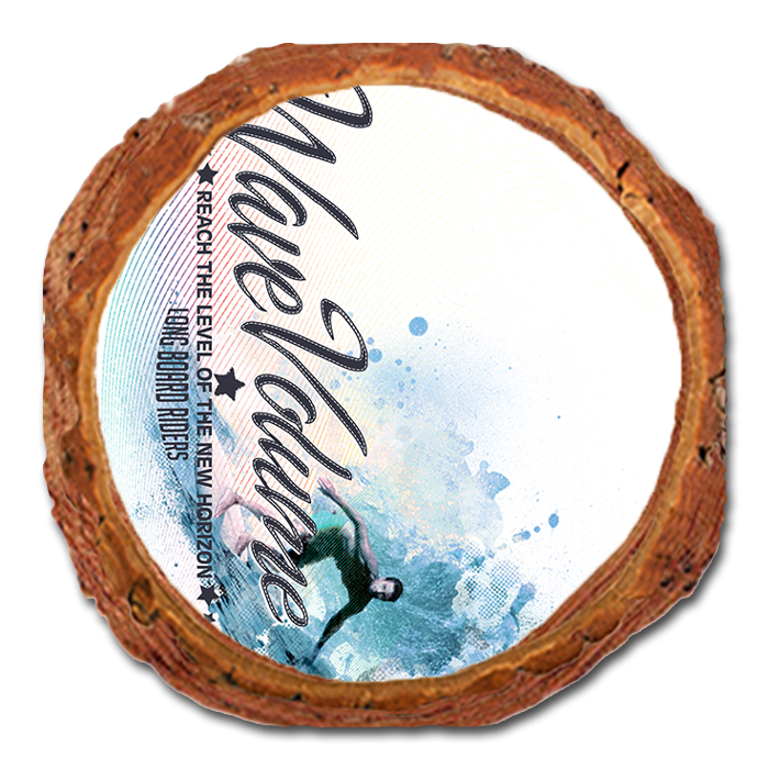 Coaster: Live Edge - Wave Volume Surfer (Pack of 5)