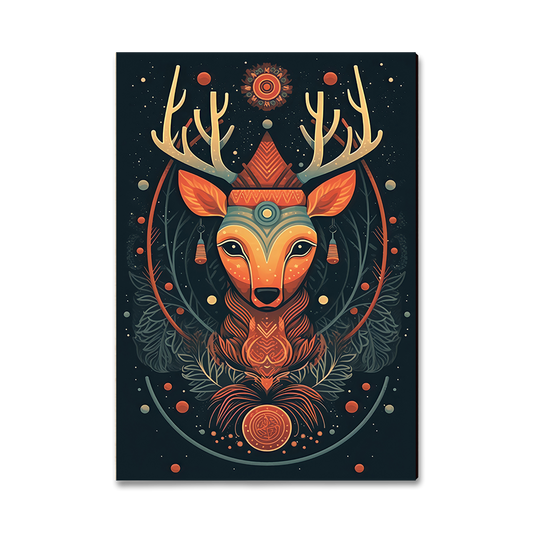 Magnet: Classic Edge - Zen Reindeer