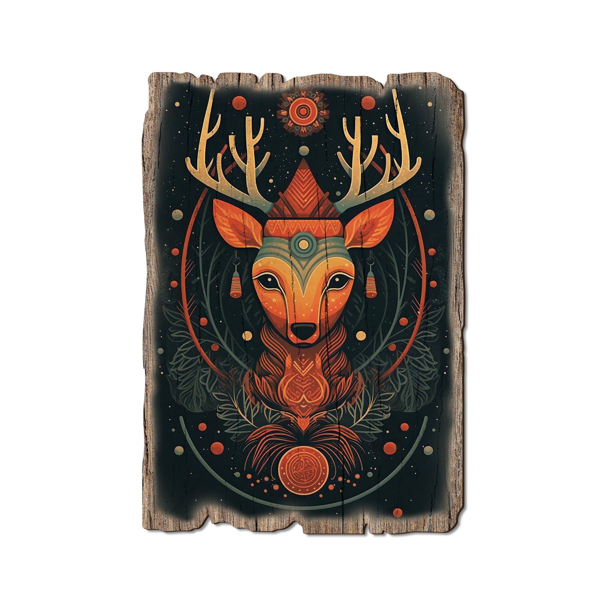 Zen Reindeer - Rustic Edge Postcards & Magnets Rustic Edge Postcard (5pk // $2.80ea)