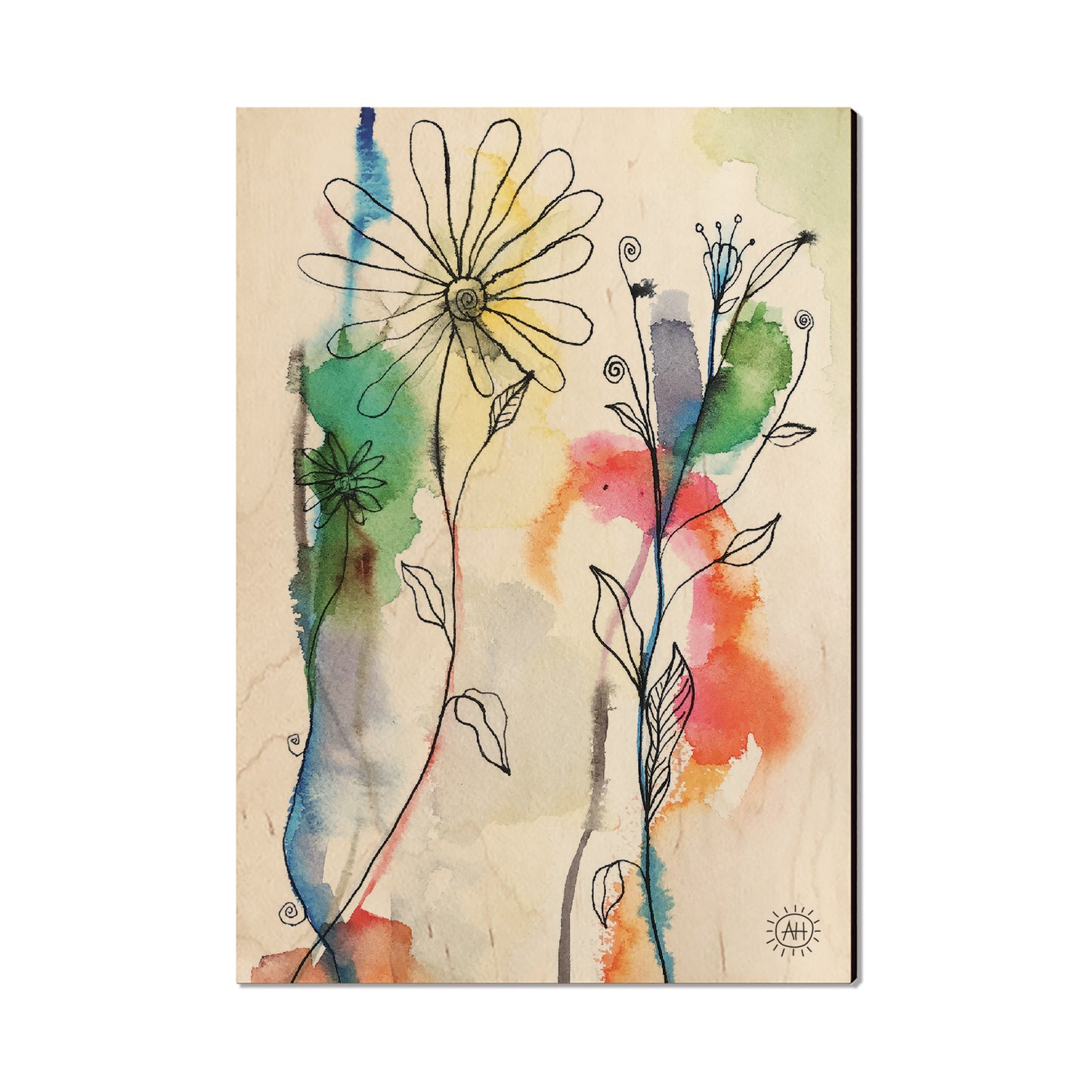 Henning's Abstract Flow Flowers - Classic Edge