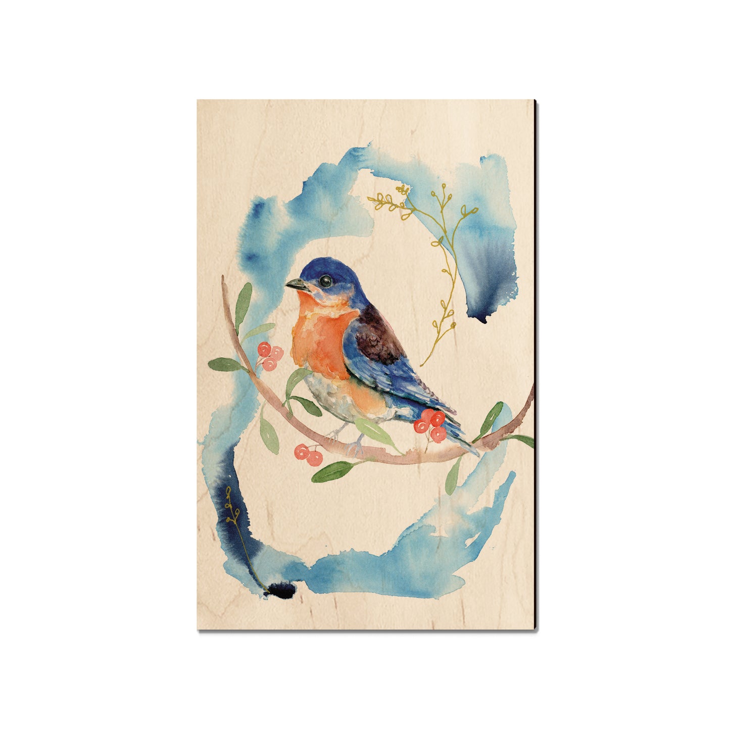 Henning's Blue on Blue - Small Art & Gift Magnet (5pk // $2.40ea)