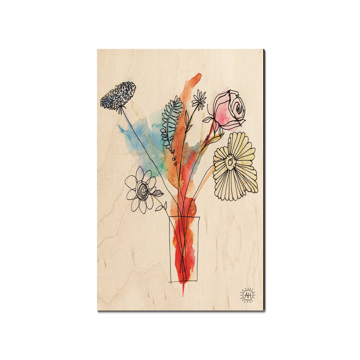 Henning's Flowers In Vase - Classic Edge
