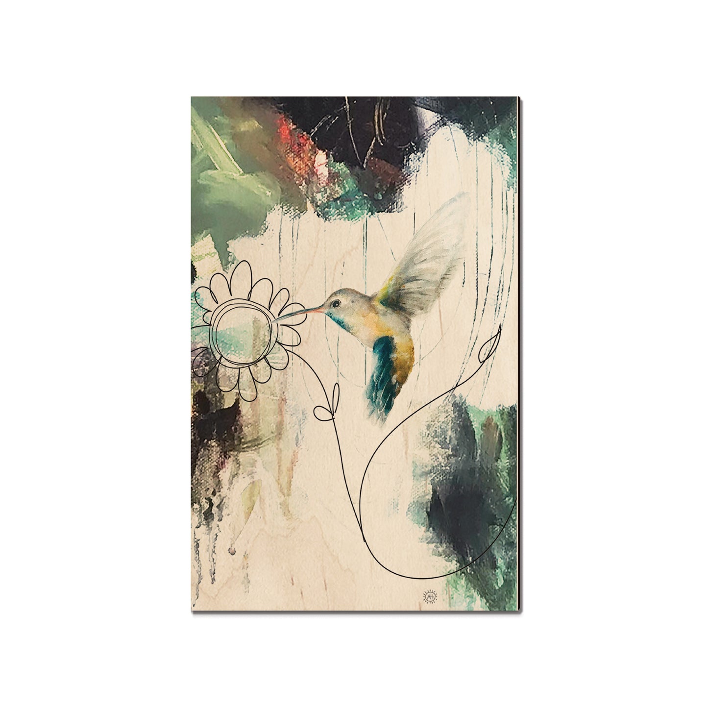 Henning's Hummingbird & Simple Flower - Classic Edge