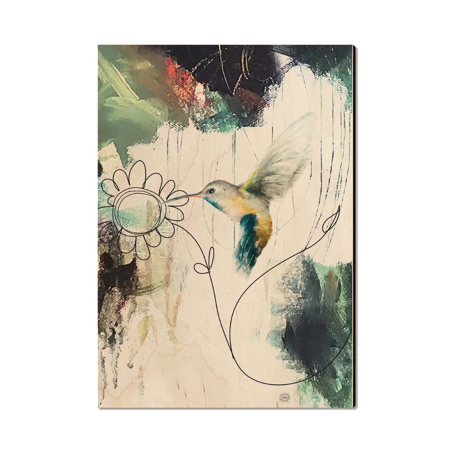 Henning's Hummingbird & Simple Flower - Classic Edge