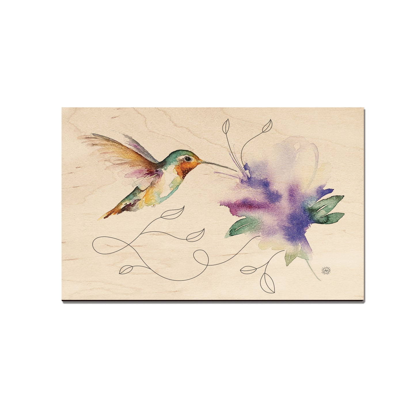 Henning's Jewel & Purple Flower - Classic Edge