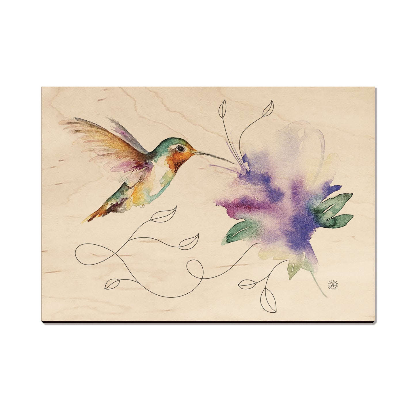 Henning's Jewel & Purple Flower - Classic Edge