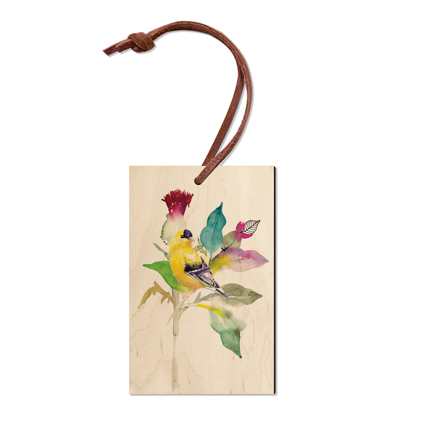 Henning's Thistle Finch - Small Art & Gift Ornament (5pk // $2.40ea)