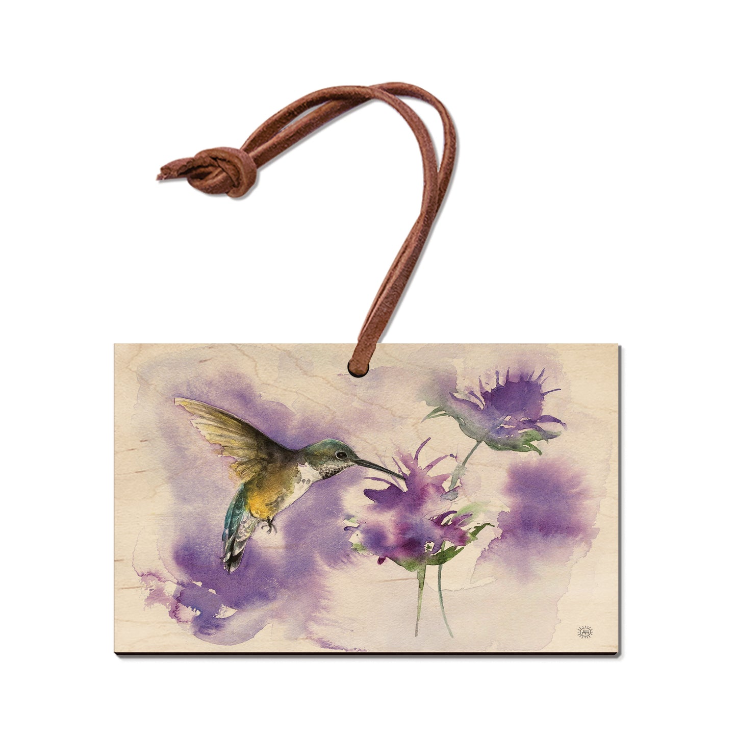 Henning's Two Purple Flowers - Classic Edge