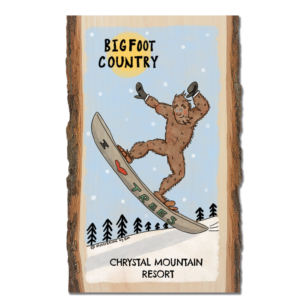 Bigfoot Snowboarder - Live Edge