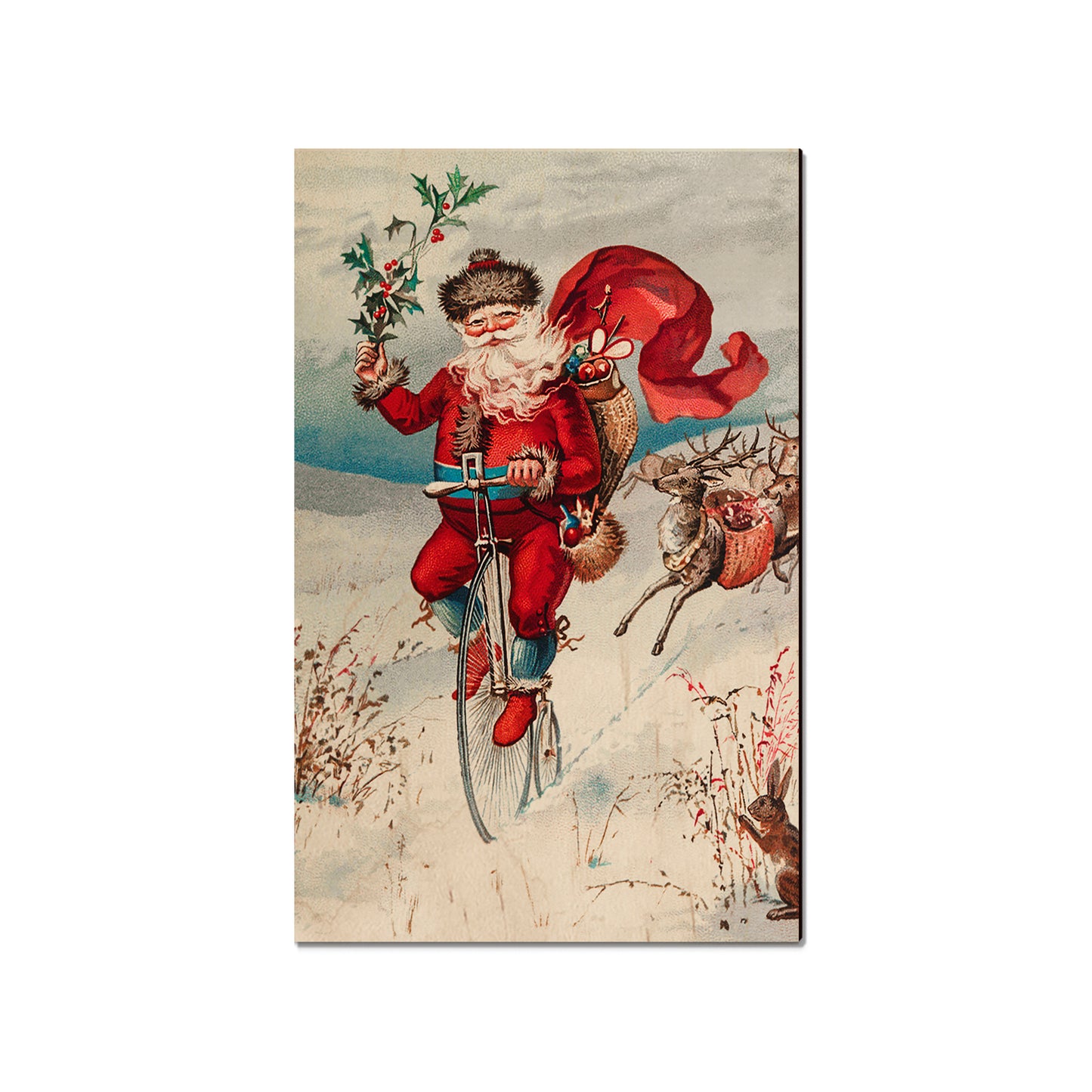Big Wheel Santa - Holiday - Classic Edge