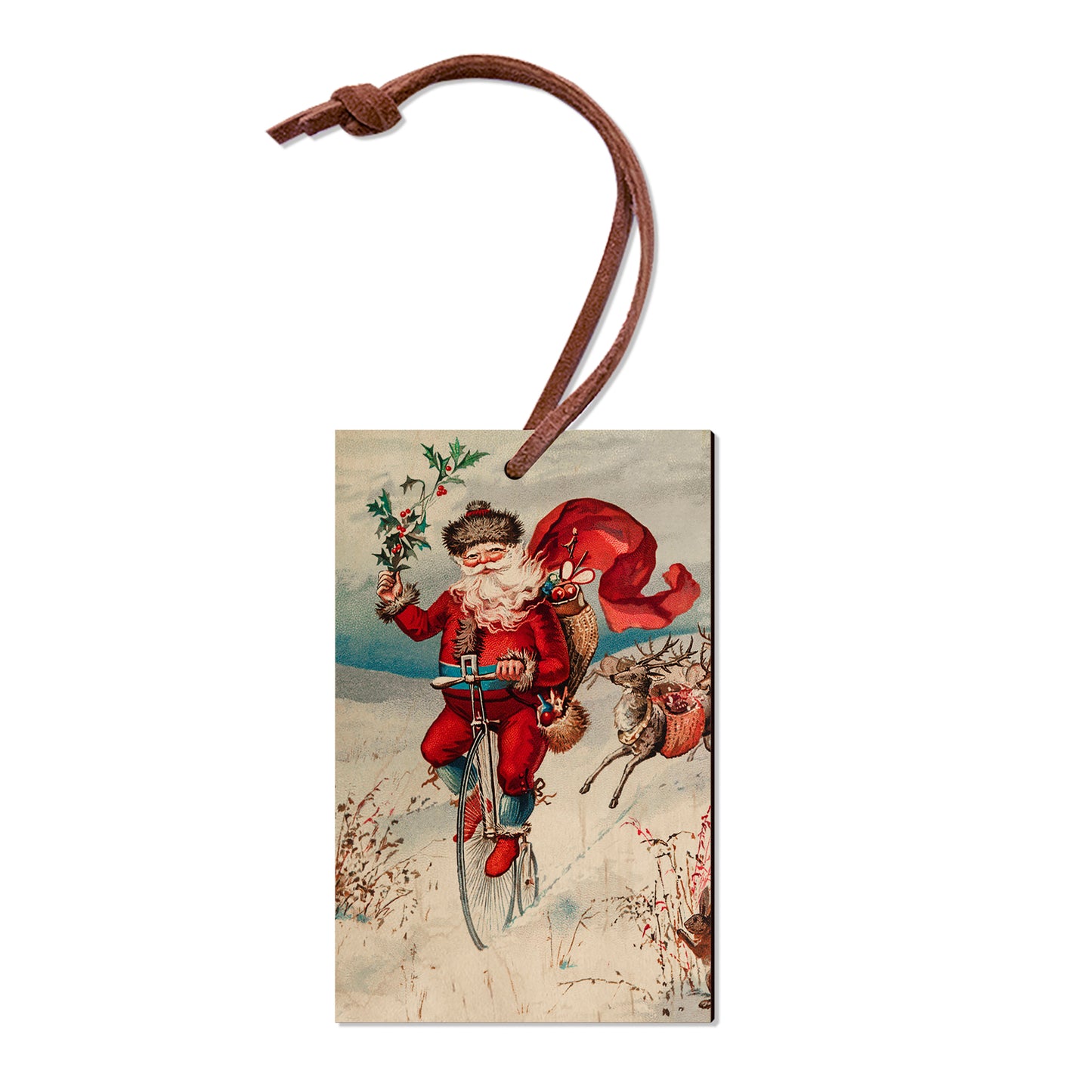 Big Wheel Santa - Holiday - Classic Edge