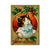 Circle Christmas Cat - Holiday - Classic Edge