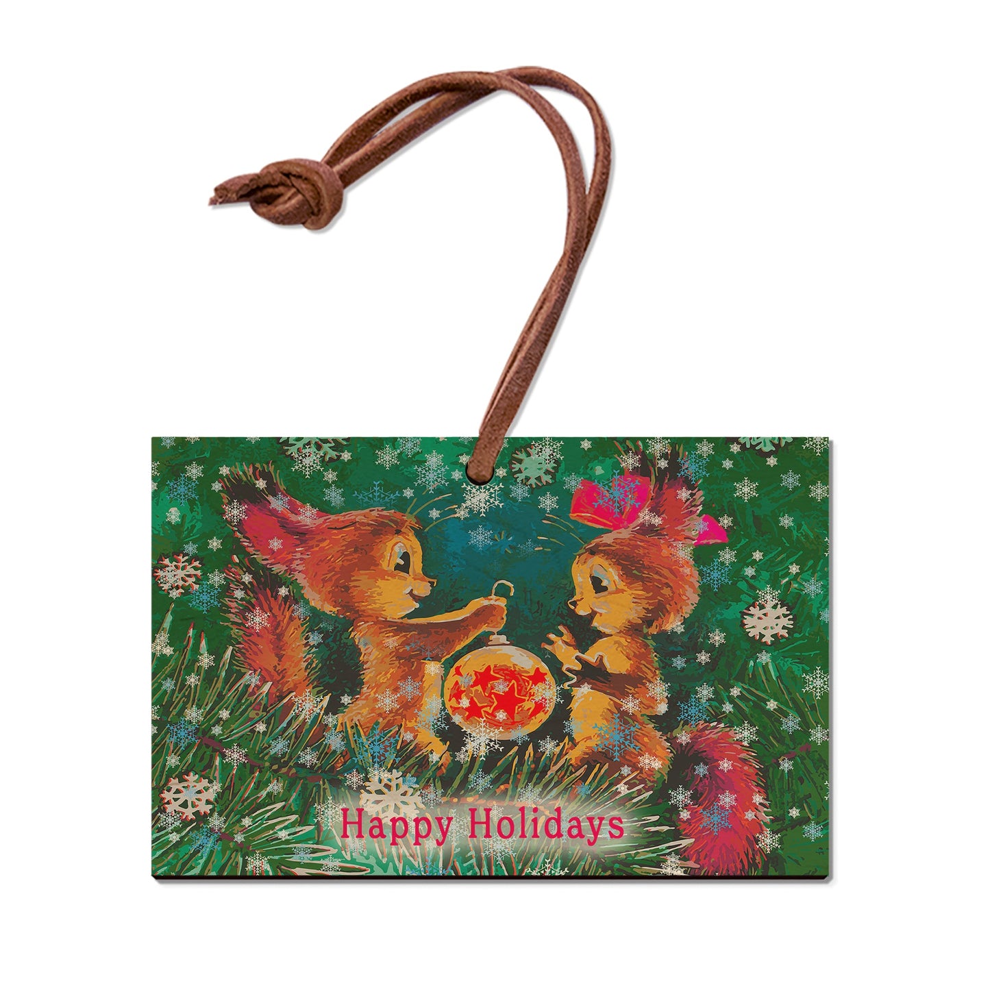 Cute Holiday Squirrels - Holiday - Classic Edge
