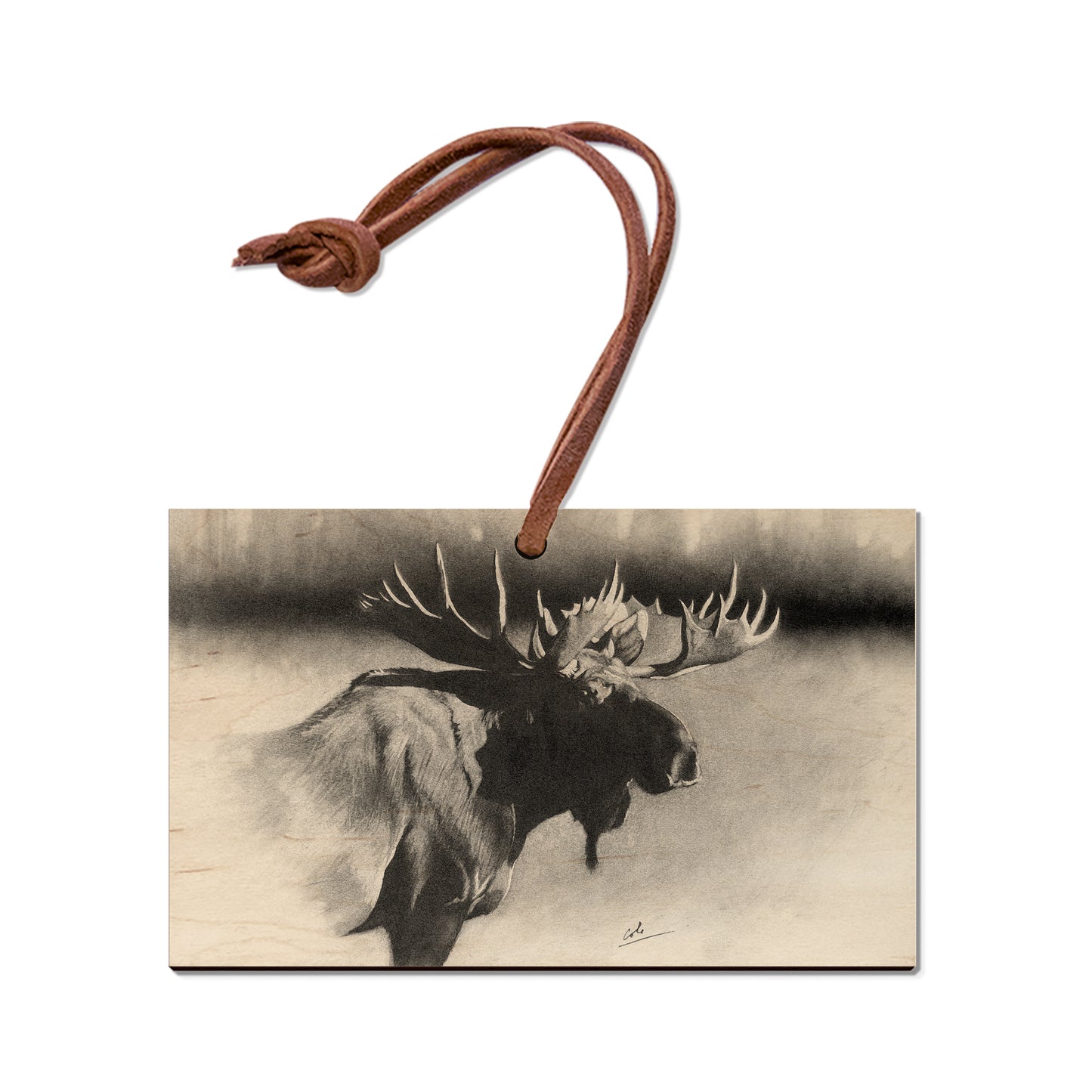 Johnson's Bull Moose - Small Art & Gift Ornament (5pk // $2.40ea)