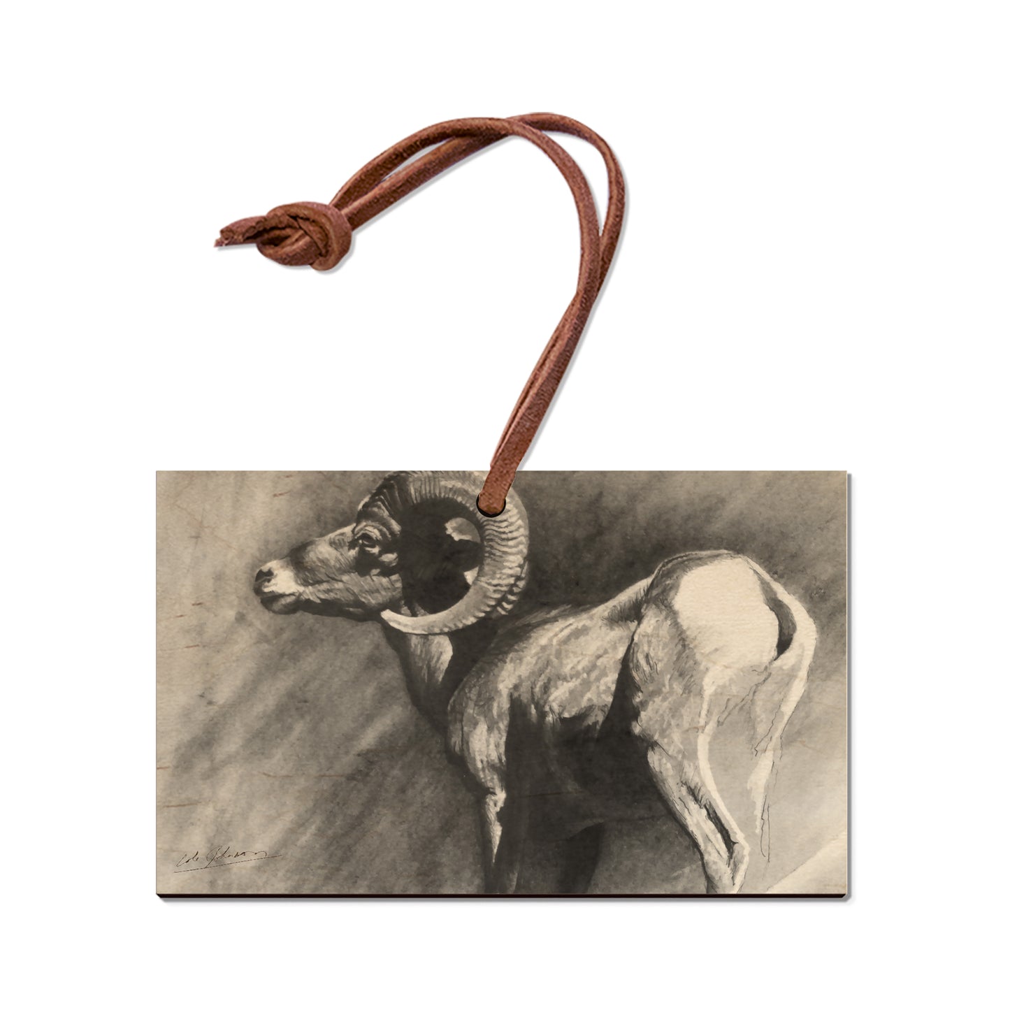 Johnson's Desert Ram - Small Art & Gift Ornament (5pk // $2.40ea)